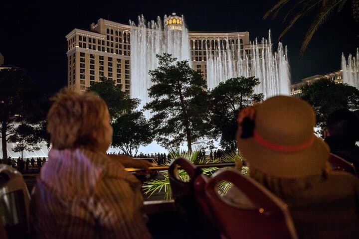 Viator Exclusive: 10:15PM Las Vegas Night Tour by Open-Top Bus