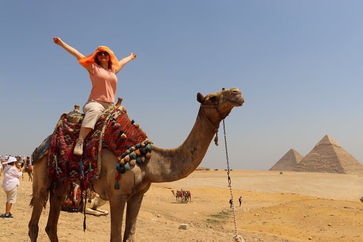Full Day The Grand Egyptian Museum & Giza Pyramids With Lunch