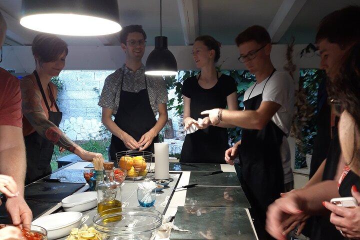 Aula de culinária siciliana em Palermo