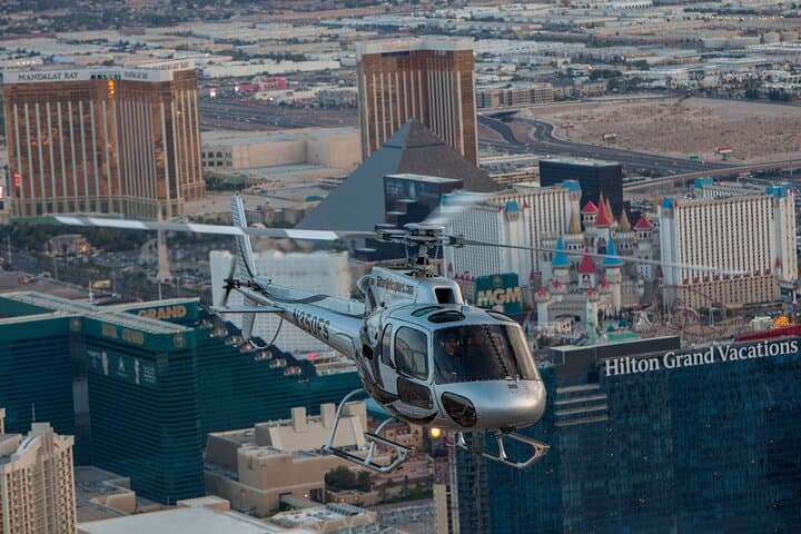 Grand Canyon Helicopter Flight with Sunset Valley of Fire Landing