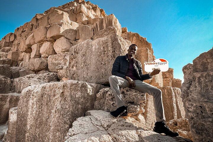 Excursão privada em pirâmides e Saqqara e Memphis City e Dahshur