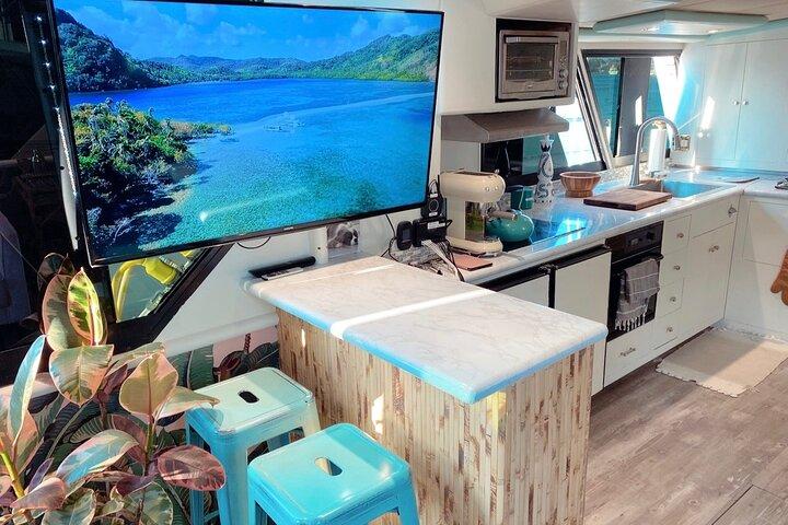 Excursion privée d'une demi-journée en bateau sur l'île de 59 pieds de la baie de Santa Monica