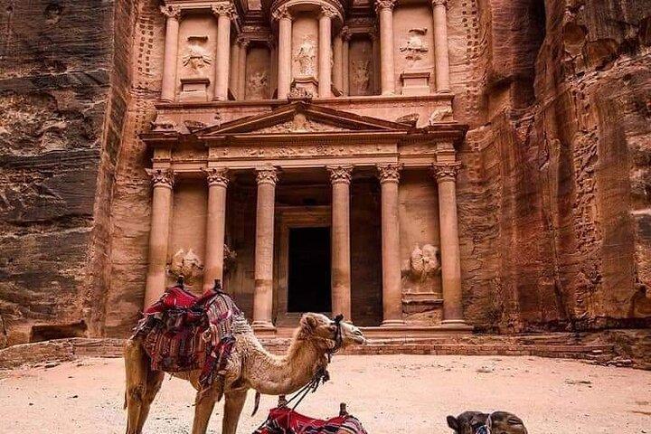 Da Amman: tour privato di 2 giorni Petra, Wadi rum e Mar Morto