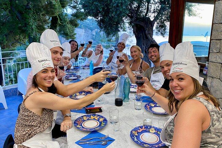 Sorrento: Kochen wie ein Einheimischer mit atemberaubendem Meerblick