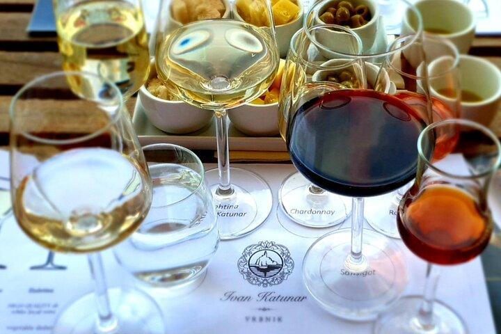 Krk Island: Kælderudflugt, Biodynamisk vinsmagning og madparring