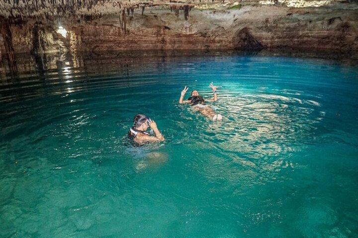 Den bästa adrenalinparken! ATV:s Ziplines & Cenote simupplevelse från Cancun