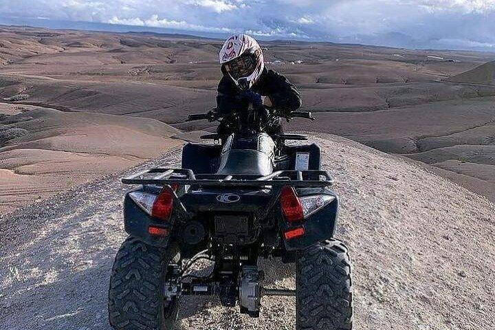 Quad, camel & dinner hike in the Agafay Desert