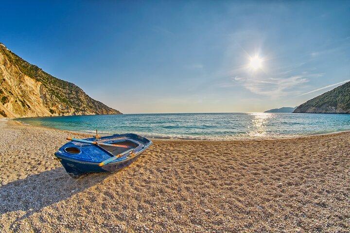 Visite privée : les grottes et la baignade à la plage de Myrtos