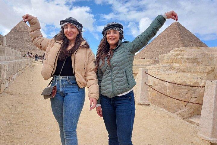 8-uur durende tour Gizeh piramides, Egyptisch museum Vanuit Caïro Gizeh hotels
