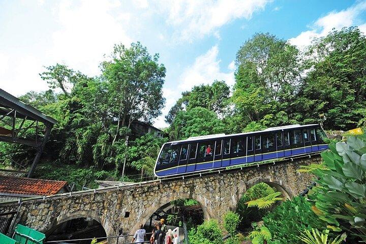 Middag på Penang Hill, herunder togtur