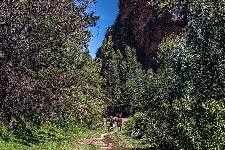 Cammina attraverso la comunità di Chuquibamba e le cascate di Sirenachayoc (partenza di gruppo)
