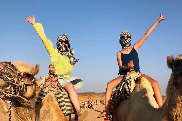 Hurghada Desert Safari, dune bashingCamel & ATV & Motor ride Barbeque, Shows, Barbeque