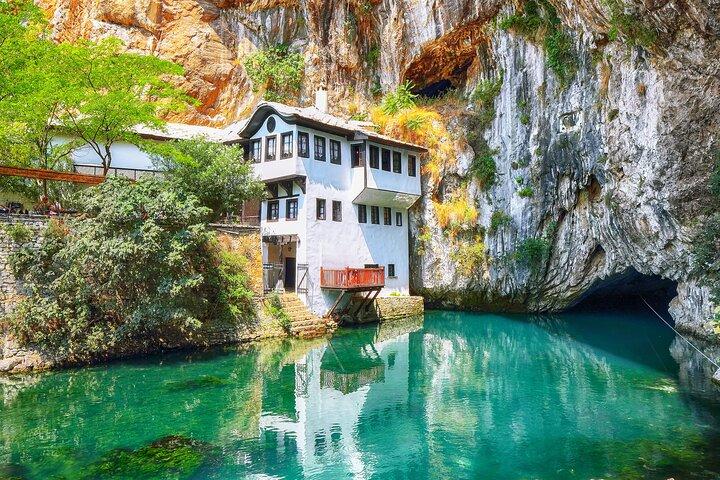 Mostar, Blagaj Pocitelj Kravica Waterfall Tour From Sarajevo