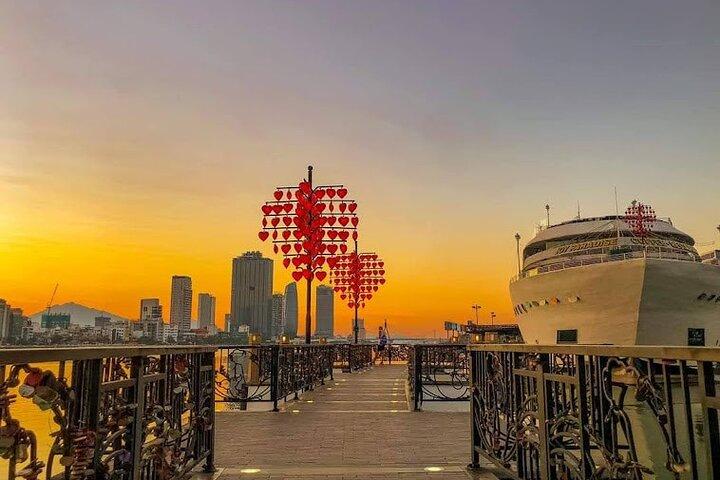 Da nang stadsvandstur med drakbåt & se eld & vatten