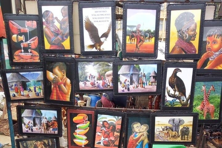 Shopping in the outskirts of Nairobi
