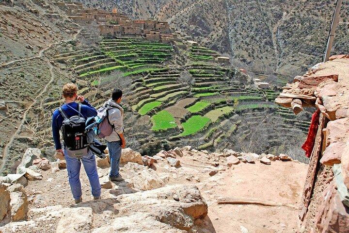 Marrakech Day Tour to the Atlas Mountains & Camel Ride Three Valleys, Waterfalls