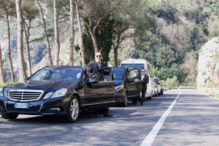 Transfert privé de Rome à la côte amalfitaine