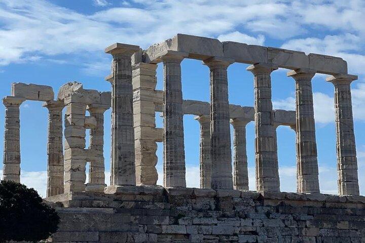 Halvdags privat tur til Cape Sounion og Poseidons tempel