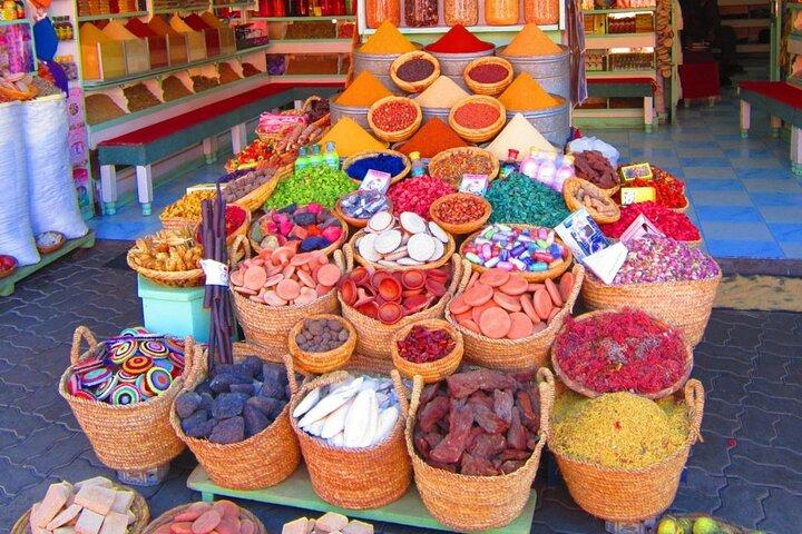 Marrakech City Tour, Palacio de la Bahía, Palacio Badii, Jardín Majorelle