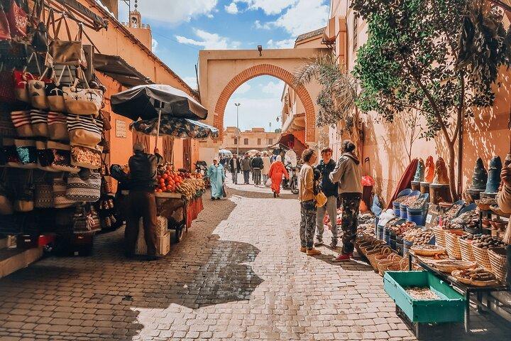 Marrakech City Tour, Palacio de la Bahía, Palacio Badii, Jardín Majorelle