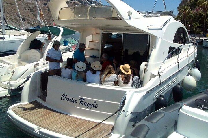 Halvdags luksus motoryacht krydstogt i Granada