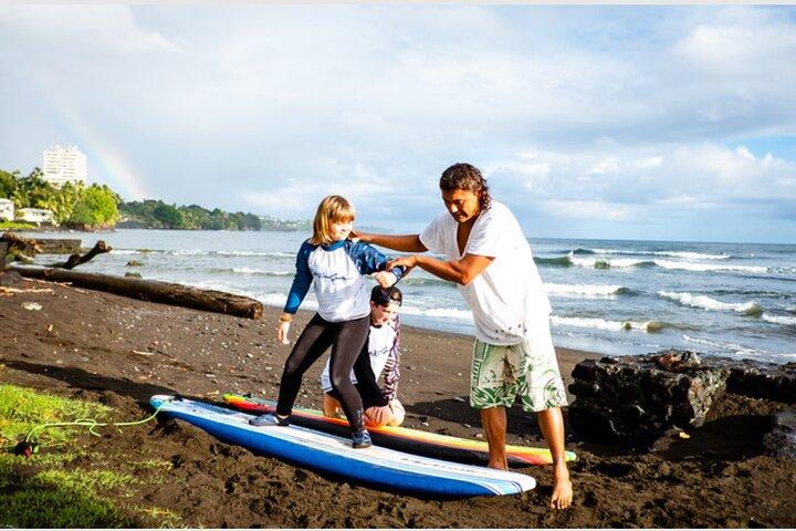 Lezione di surf a Big Island da Hilo