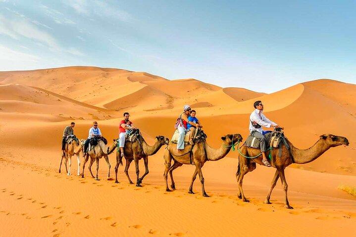 Merzouga: Paseo privado en camello al atardecer