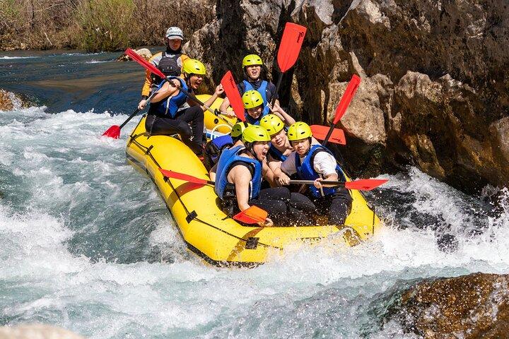 Rafting no rio Cetina de Split ou rio Cetina