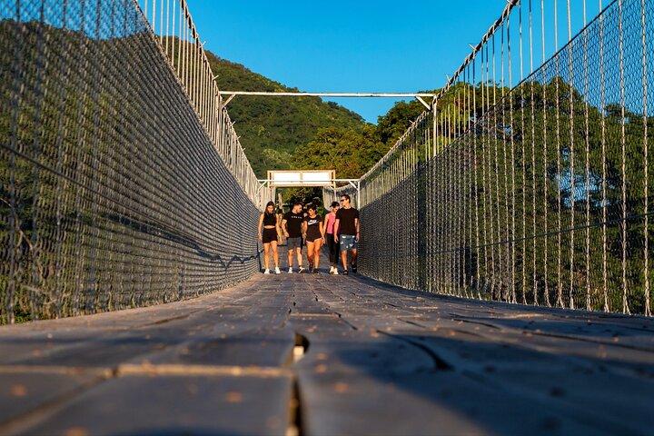 Puerto Vallarta Zipline, Mule ride och Jorullo Bridge Walking