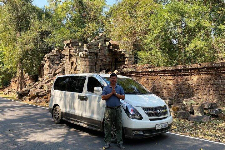 Ground Transfer/ Minivan/ Phnom Penh til Siem Reap