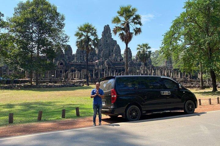 Ground Transfer/ Minivan/ Phnom Penh til Siem Reap