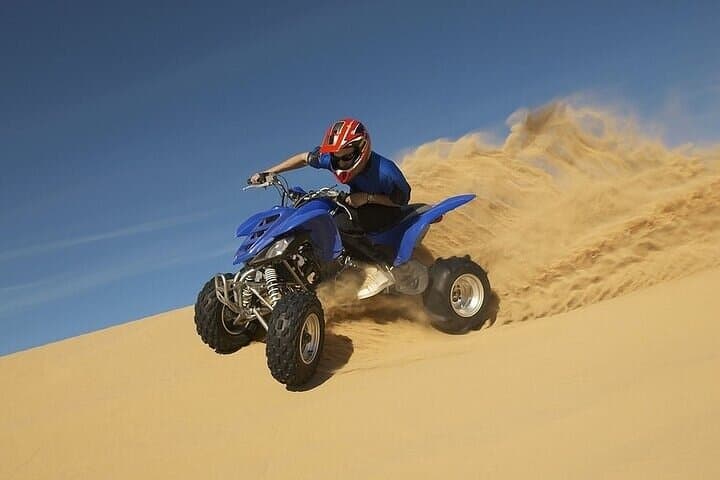 Dubai Desert Safari: Quad Bike, Camel Ride and BBQ Dinner
