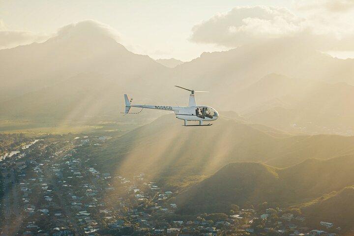 Privat 60 minutters helikoptertur i Honolulu