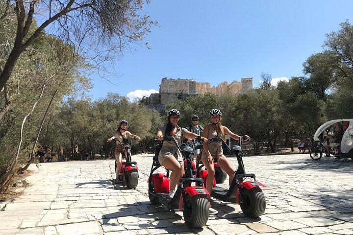 Athens Acropolis Officielle E-Scooter Guided Tour Fedt E-Bike
