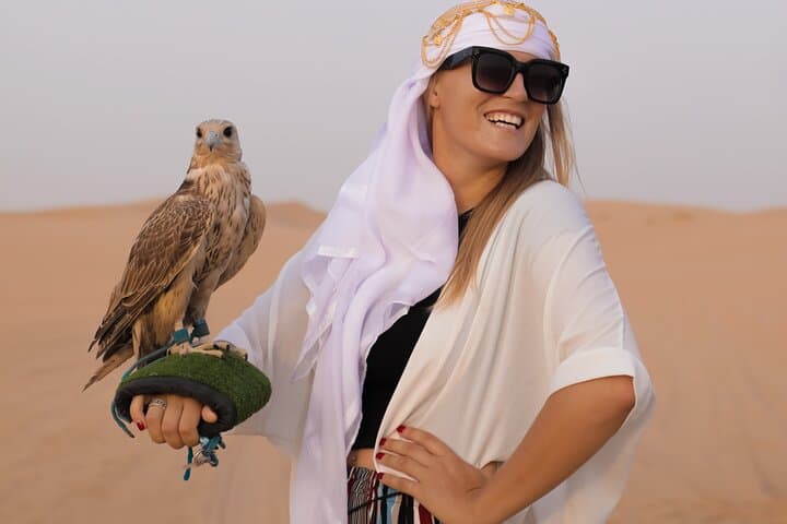 Evening Camel Caravan, Bedouin Dinner with Al Marmoom Oasis