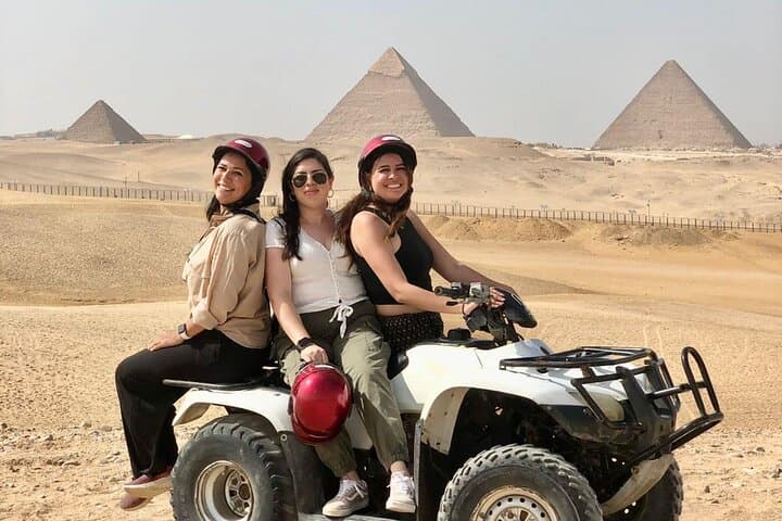 Quad Bike , Lunch and Camel Ride Private Tours from Cairo Giza Hotel