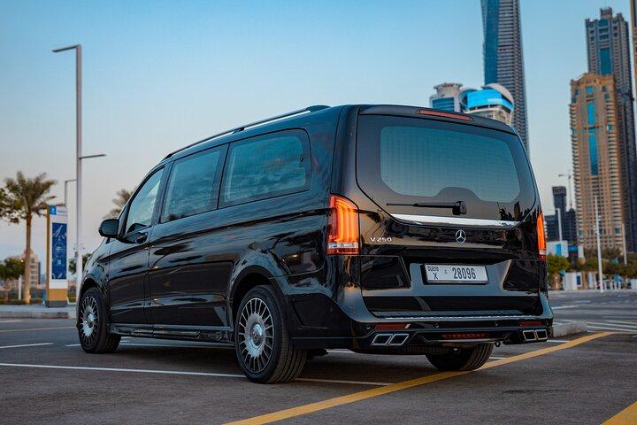 Dubai Private Transfer in VAN Falcon Edition