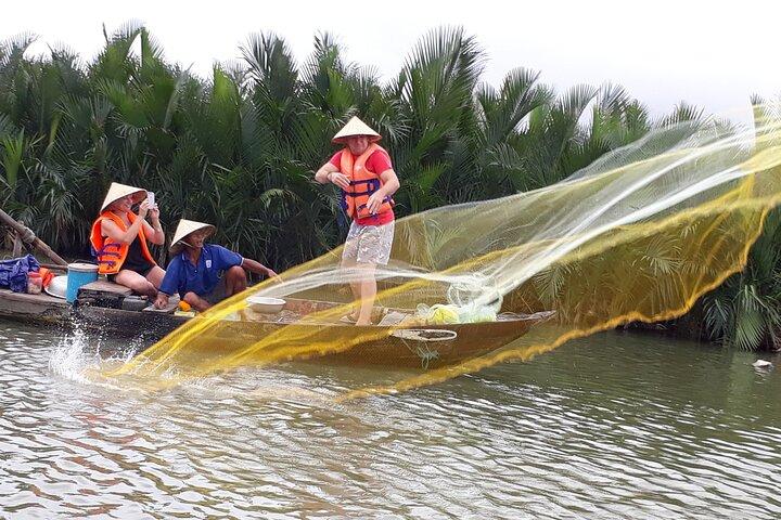 Hoi An Eco Tour Cooking Class & Fishing (Lokaler Markt, Korbboot, Kochen lernen)