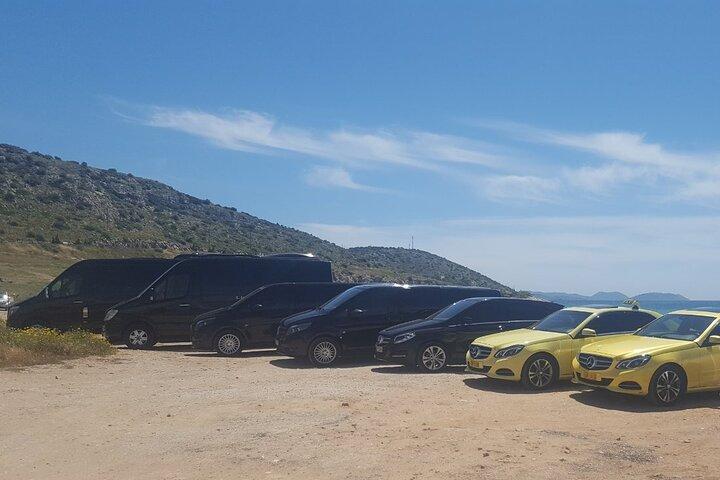 Transfert privé d'Athènes au port de Lavrio
