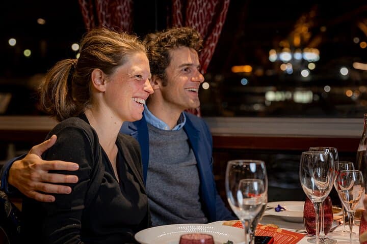 Paris Seine River Dinner Cruise by Maxim's with Champagne & Music
