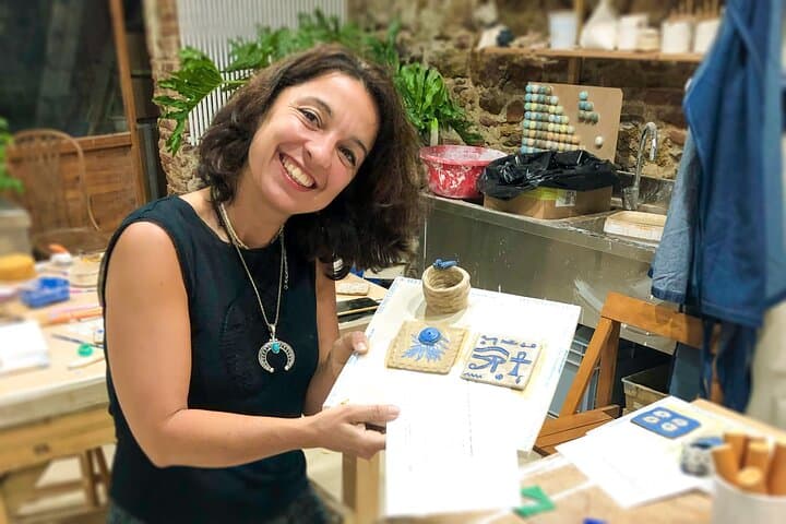 Ceramic Tiles Small Group Workshop in Barcelona