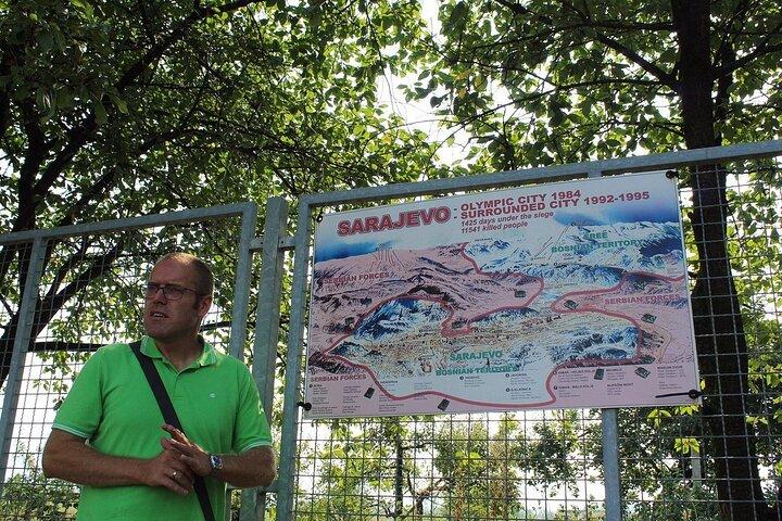 Tunnelmuseum : Bosnien och jugoslaviska krigens rundtur med krigsveteran
