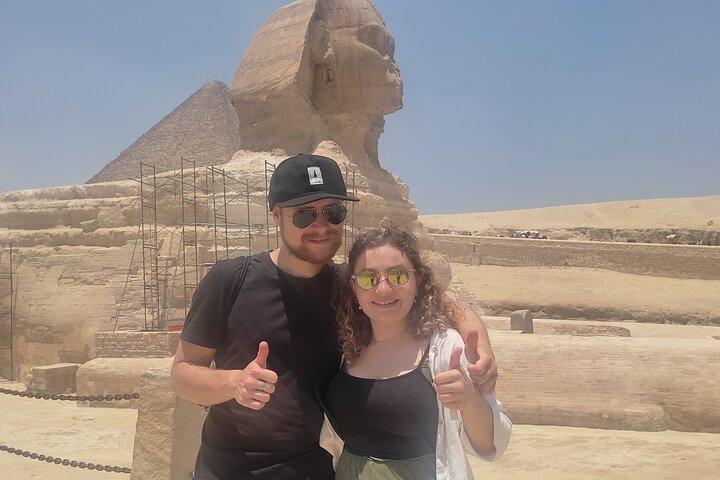 Cairo Layover Giza-pyramiderna, Stora Sfinxen, Koptiska Kairo och Khan El Khalili