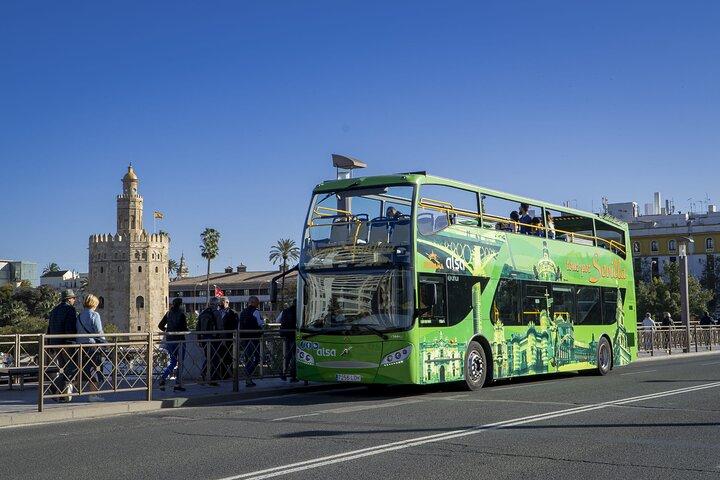 Hop-on hop-off bustour door Sevilla gedurende 48 uur
