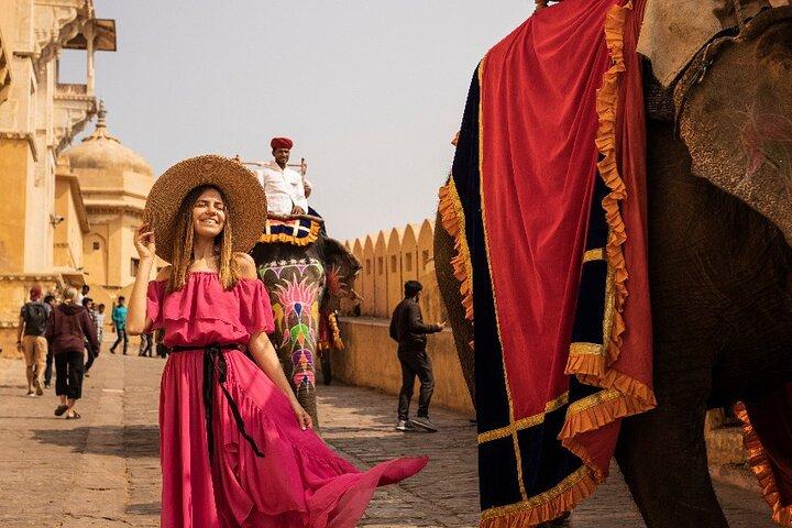 Lyksalig privat heldagstur til Heritage Pink City Jaipur