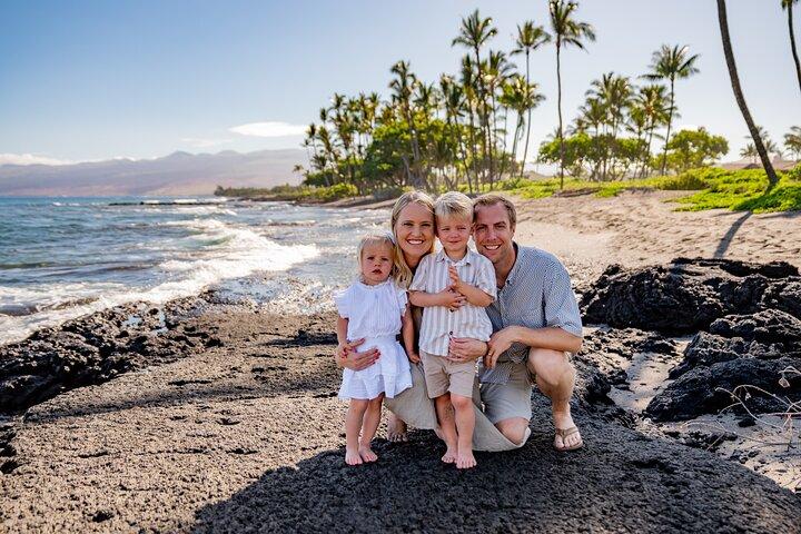 Fotografo di Big Island Sessioni di ritratti sulla spiaggia di 45 minuti