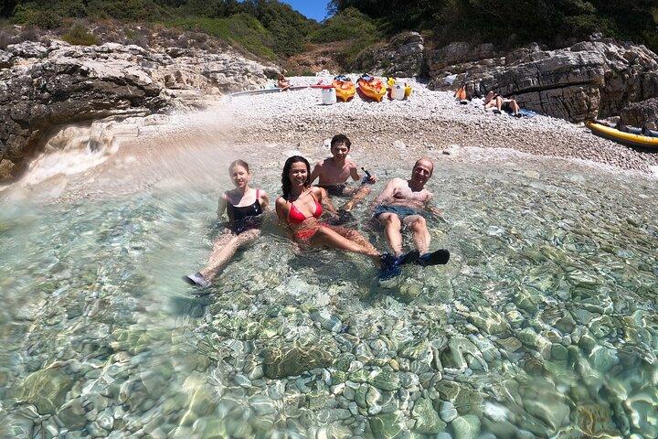 Pula Kayak Tour-Cliff hoppa, snorkla och gratis GoPro bilder