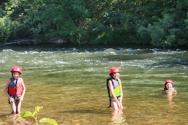 Boise River begeleide rafting-, zwem- en wildlife-tour