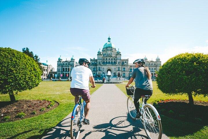 ビクトリアシティハイライト3時間の自転車ツアー、eBikeアップグレード。