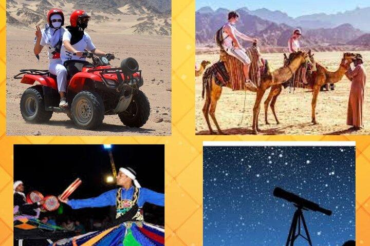 Sharm ElSheikh Super Safari 5*1 ATV, Stargazing, Abendessen, Show, Kamel